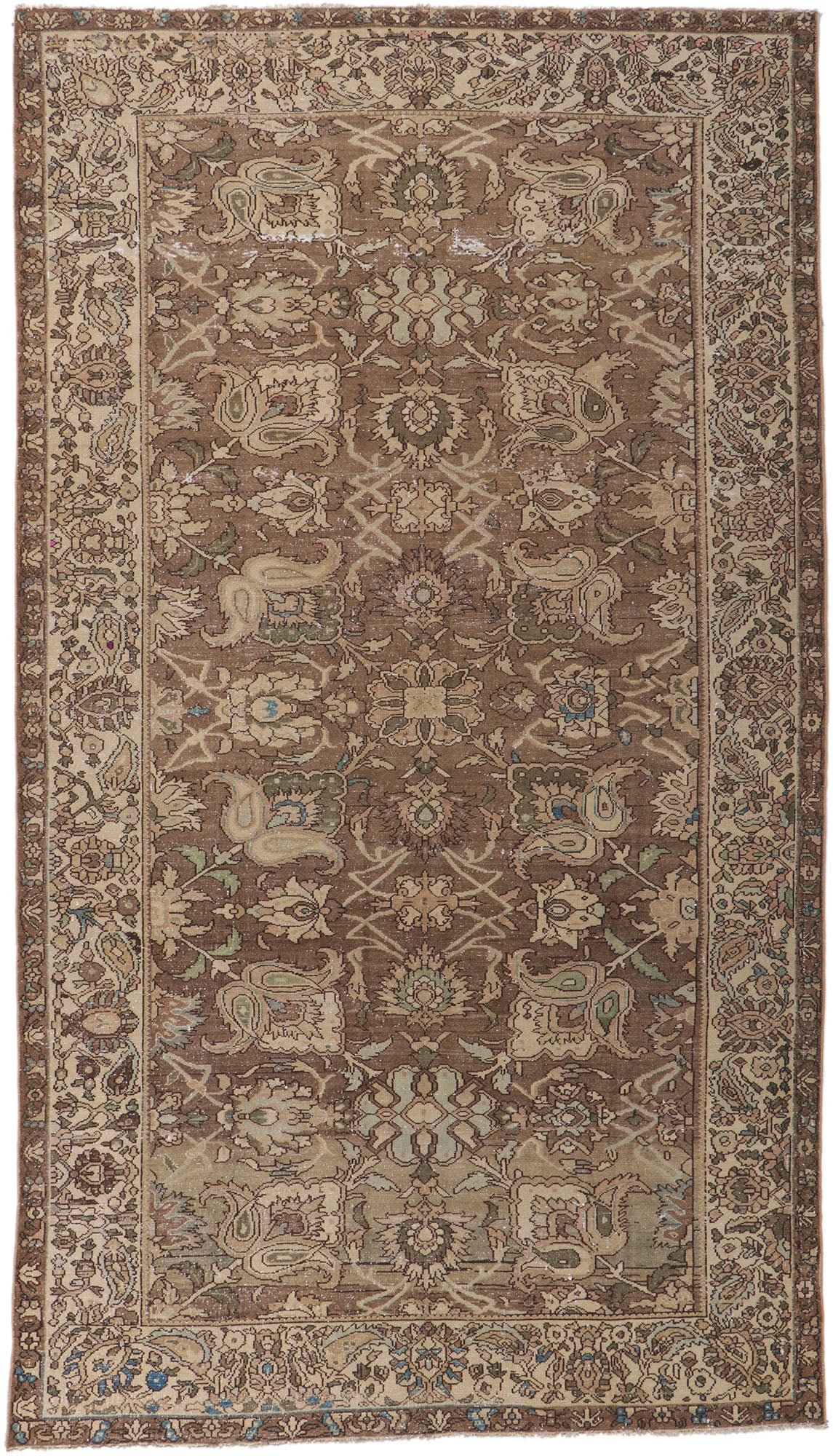 7 x 12 Antique Persian Malayer Rug 60979