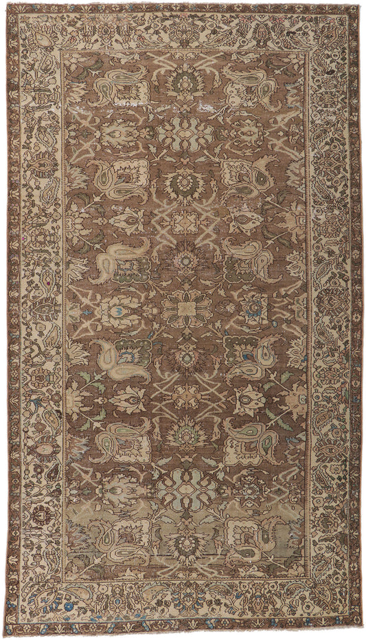 7 x 12 Antique Persian Malayer Rug 60979