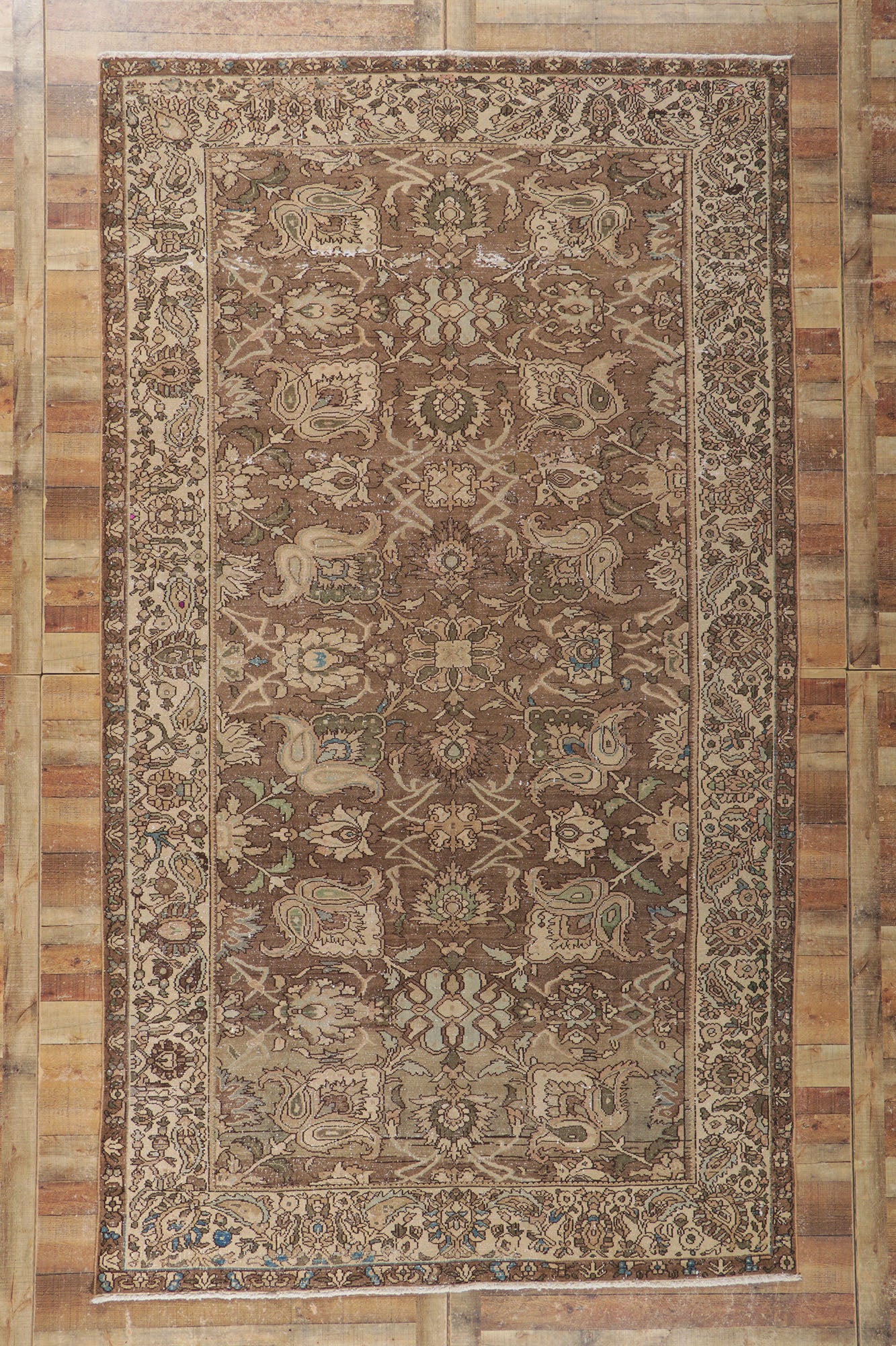 7 x 12 Antique Persian Malayer Rug 60979