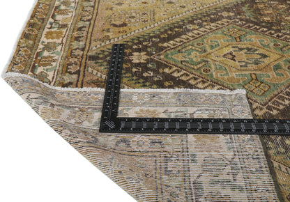 5 x 10 Distressed Antique Persian Malayer Gallery Rug 60981