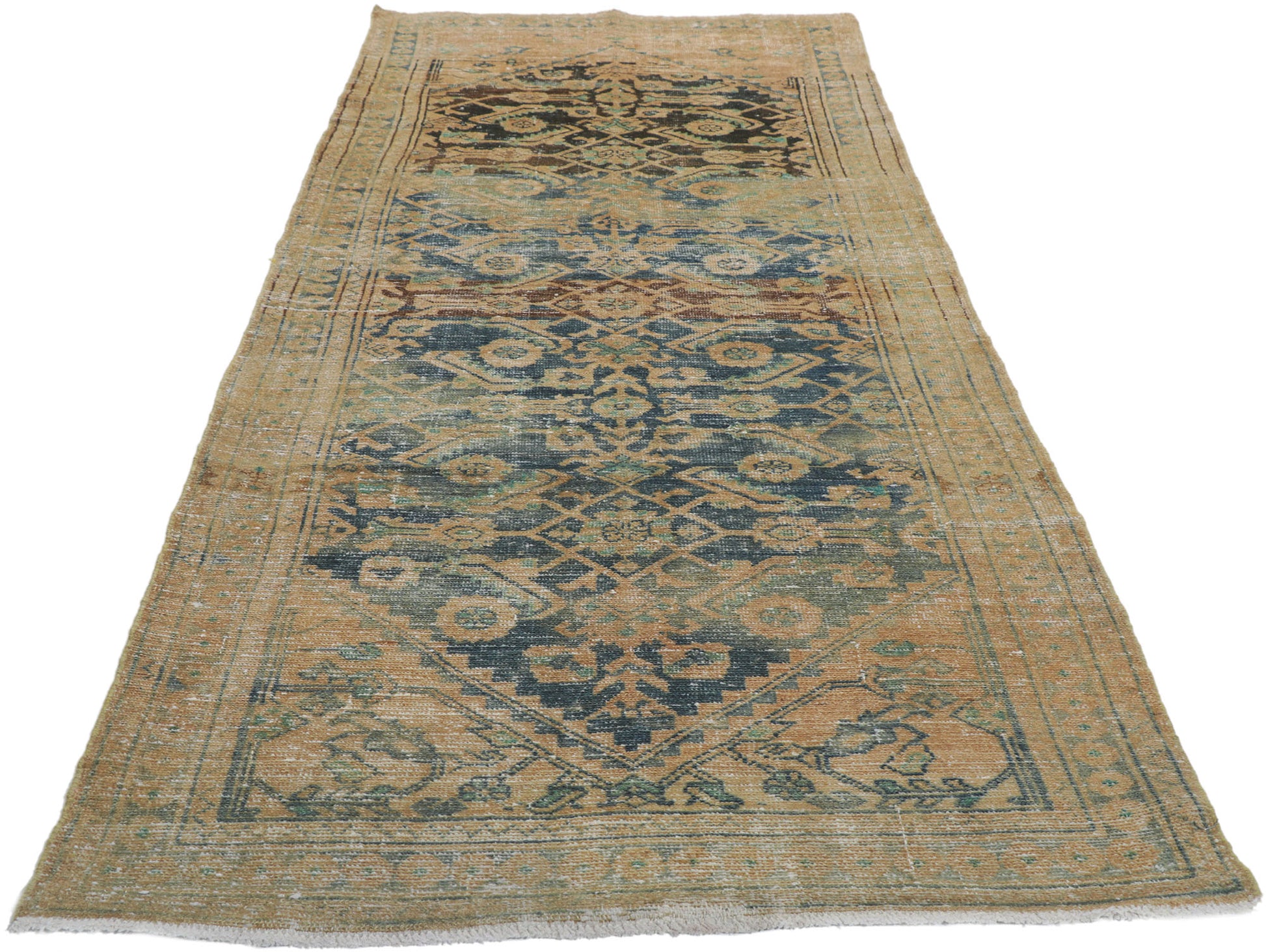 4 x 10 Antique Persian Malayer Rug 60984