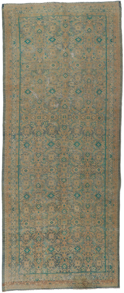 4 x 10 Vintage Persian Tabriz Runner 60985