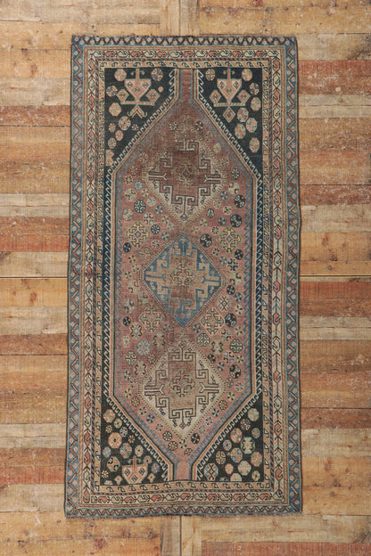 4 x 8 Antique Persian Shiraz Rug 60990