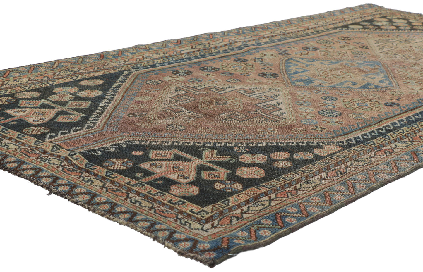 4 x 8 Antique Persian Shiraz Rug 60990