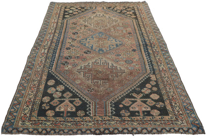 4 x 8 Antique Persian Shiraz Rug 60990