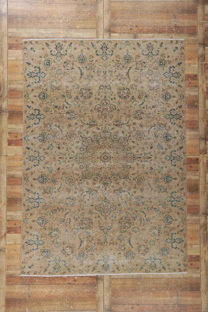 7 x 10 Vintage Persian Isfahan Rug 60994