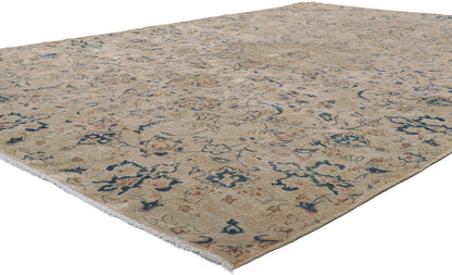 7 x 10 Vintage Persian Isfahan Rug 60996