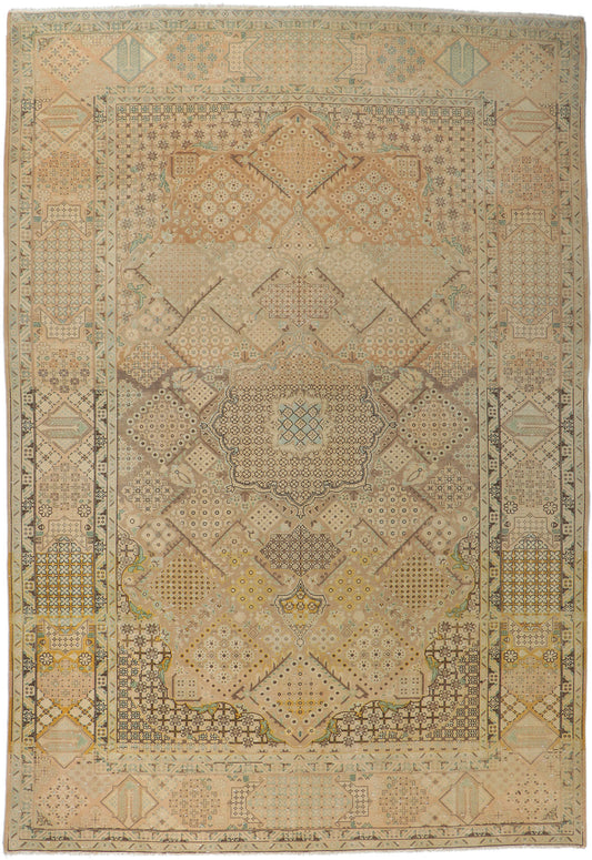 10 x 14 Vintage Persian Joshegan Rug 61001