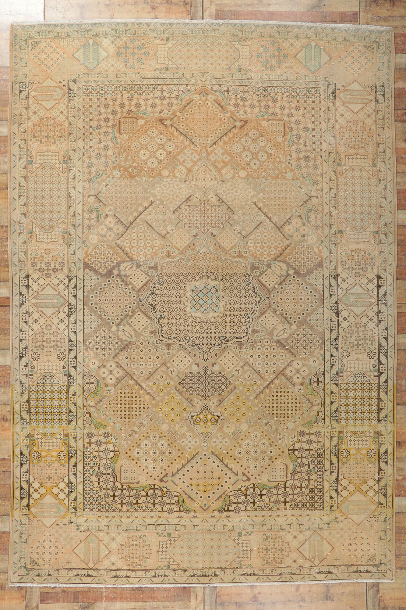 10 x 14 Vintage Persian Joshegan Rug 61001