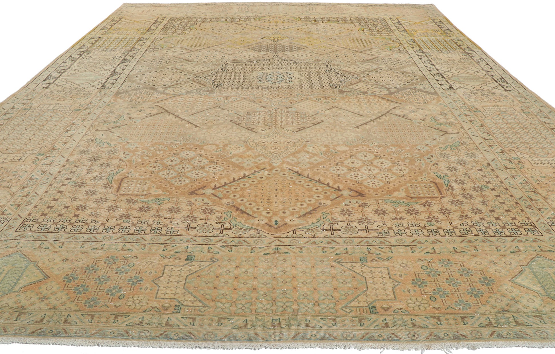 10 x 14 Vintage Persian Joshegan Rug 61001