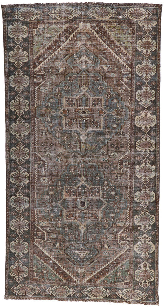 5 x 10 Antique Persian Bakhtiari Rug 61003