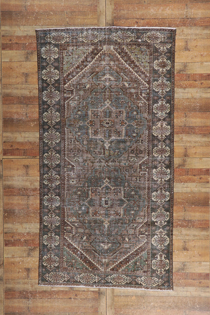 5 x 10 Antique Persian Bakhtiari Rug 61003
