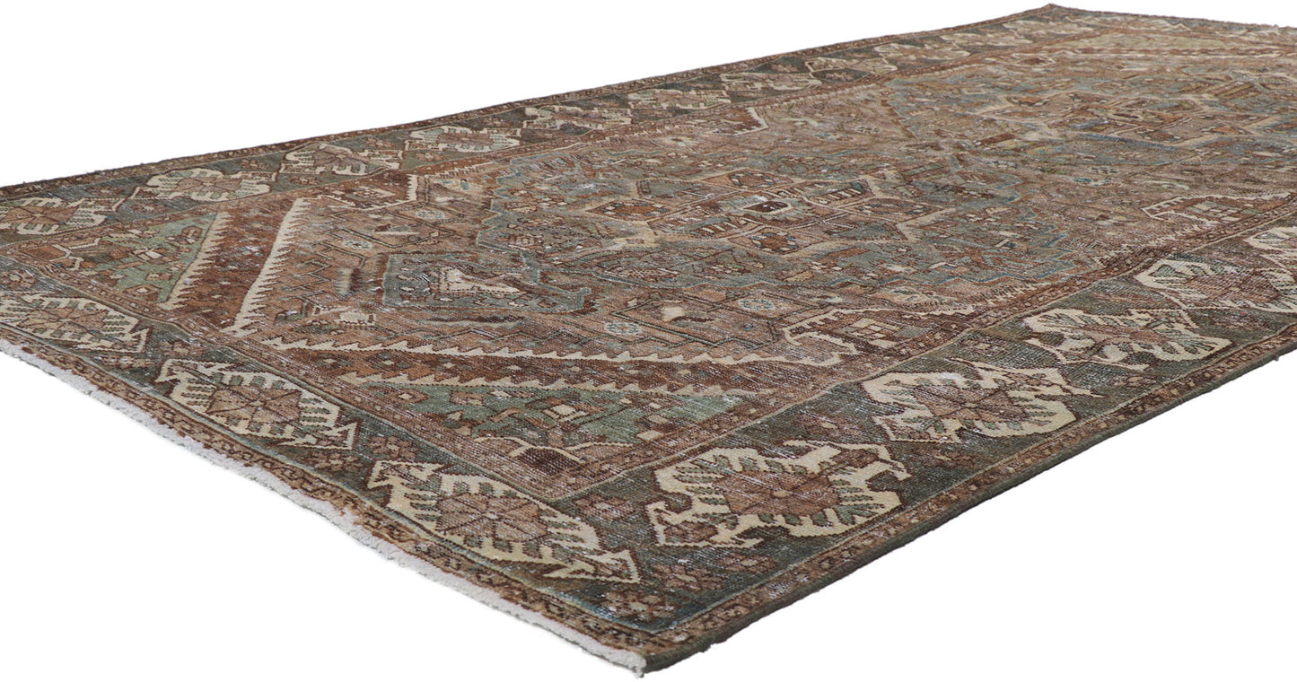 5 x 10 Antique Persian Bakhtiari Rug 61003