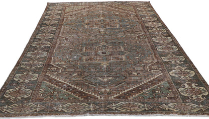 5 x 10 Antique Persian Bakhtiari Rug 61003
