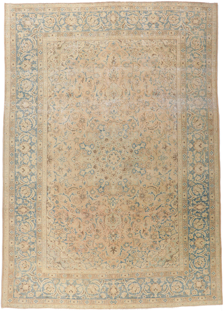 10 x 13 Antique Persian Tabriz Rug 61008