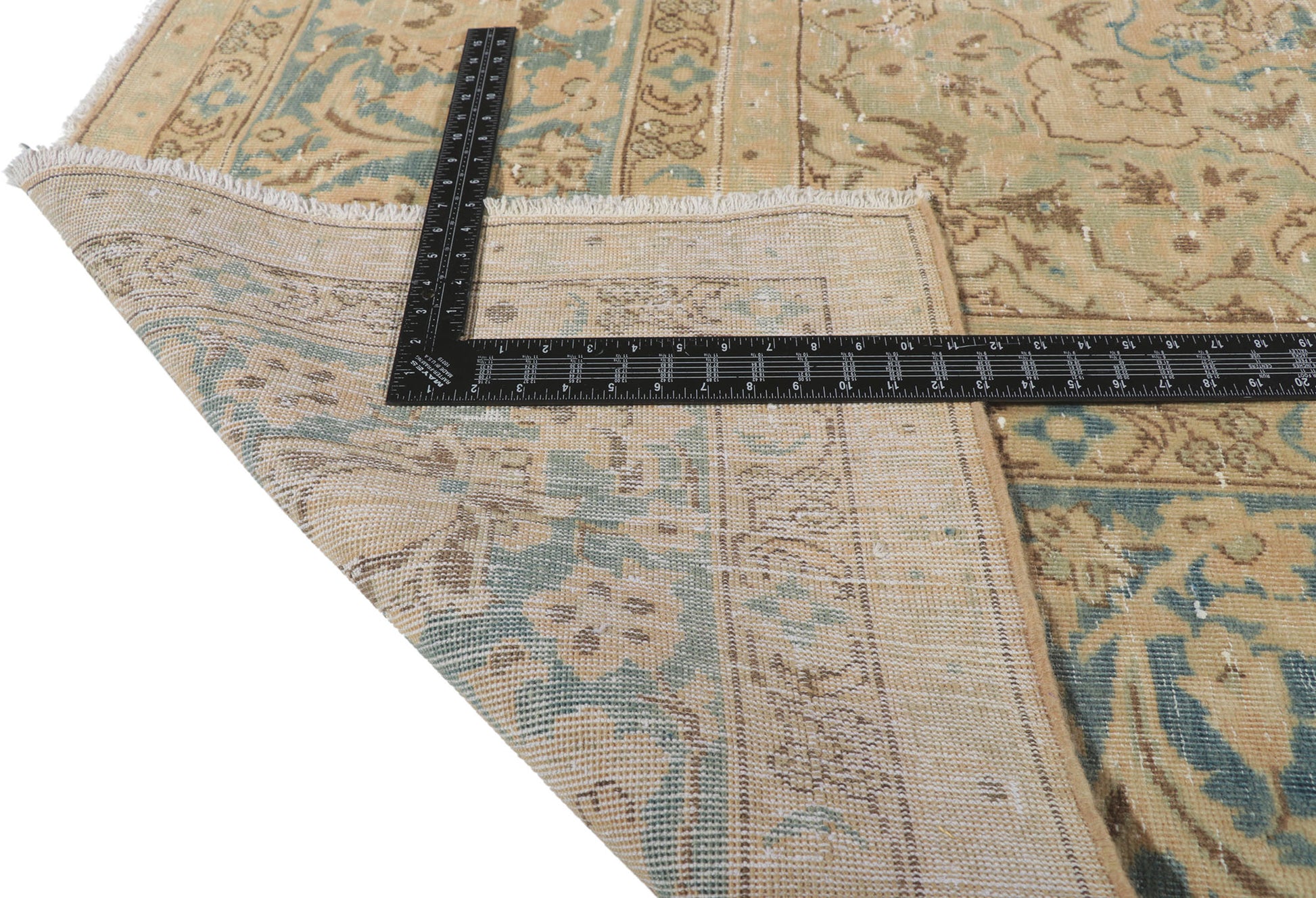 10 x 13 Antique Persian Tabriz Rug 61008