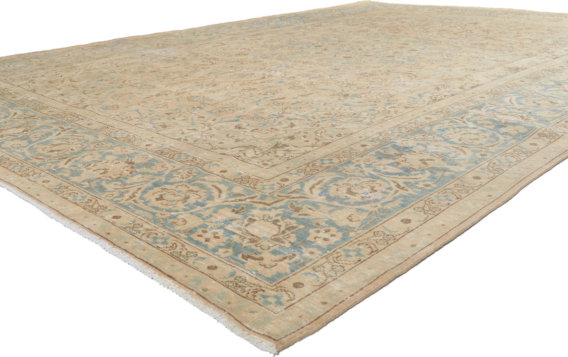 10 x 13 Antique Persian Tabriz Rug 61008