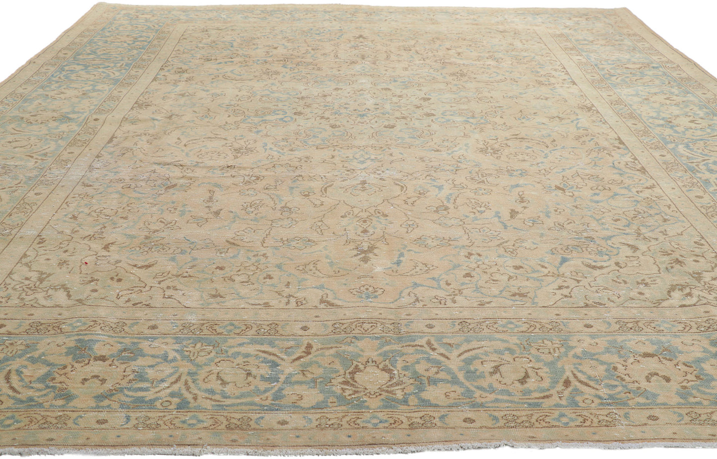 10 x 13 Antique Persian Tabriz Rug 61008