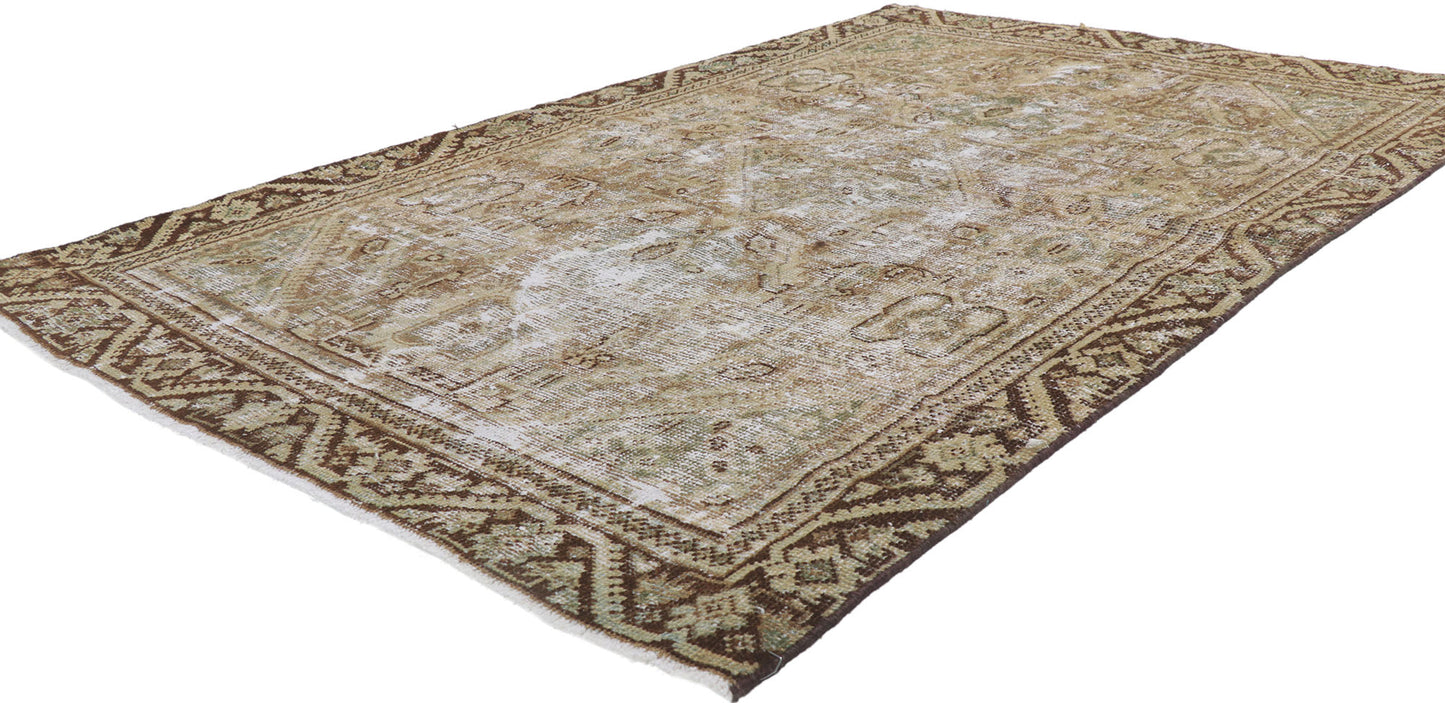 4 x 6 Antique Persian Mahal Rug 61009