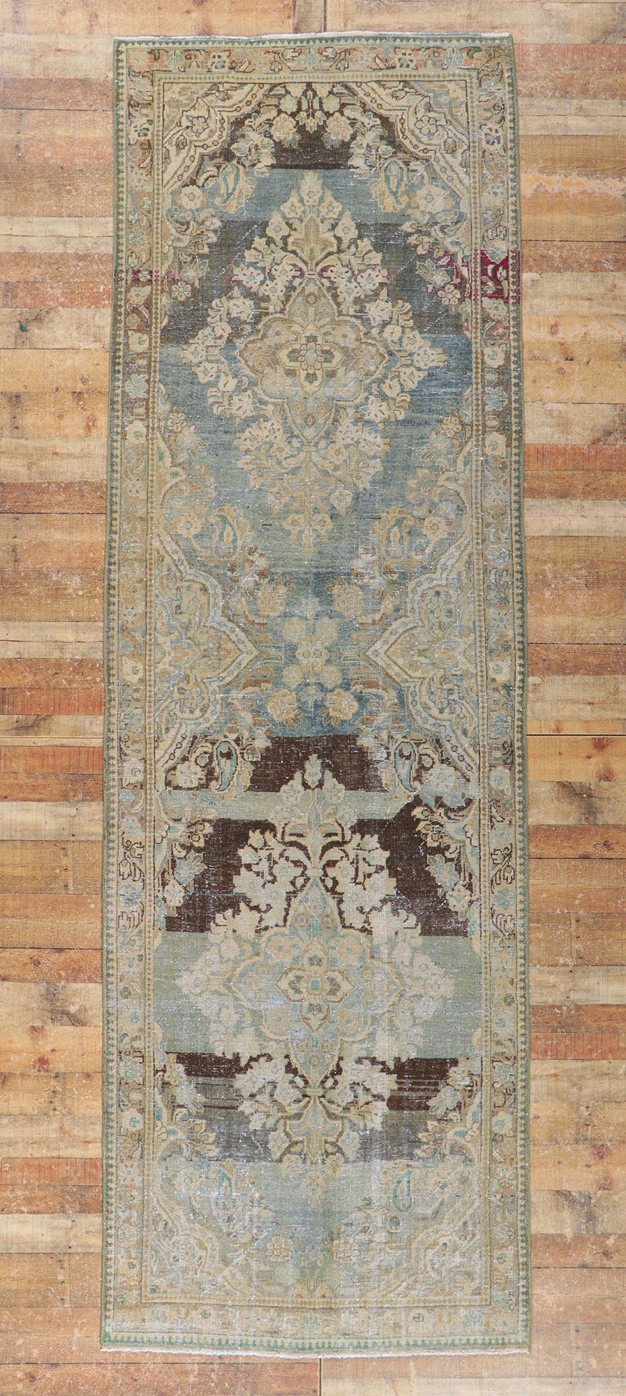 4 x 13 Antique Persian Mahal Runner 61010