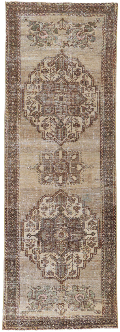 3 x 10 Antique Persian Mahal Runner 61017