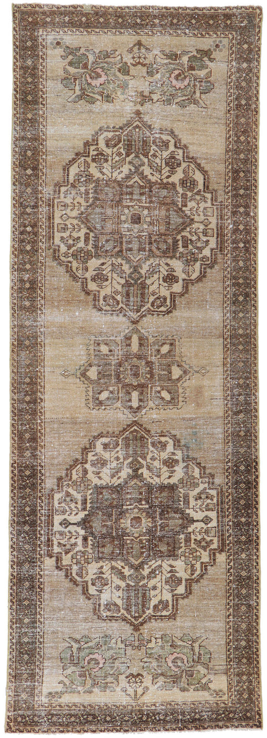 3 x 10 Antique Persian Mahal Runner 61017