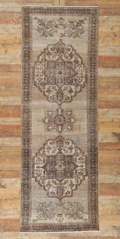 3 x 10 Antique Persian Mahal Runner 61017