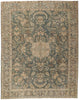 10 x 13 Distressed Antique Persian Tabriz Rug 61021
