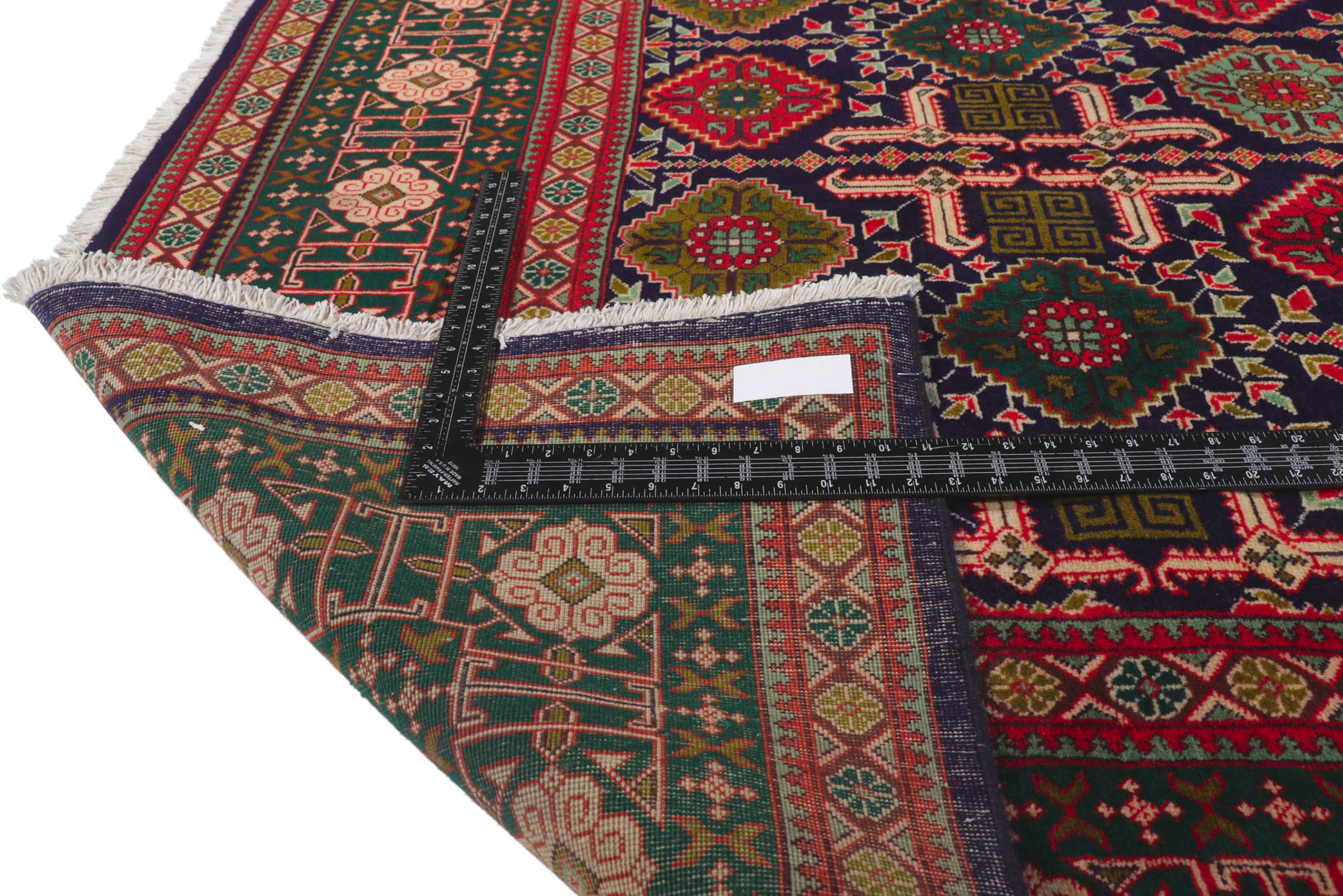 10 x 13 Vintage Persian Tabriz Rug 61023