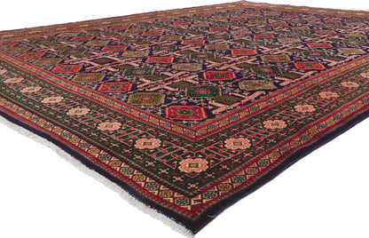 10 x 13 Vintage Persian Tabriz Rug 61023