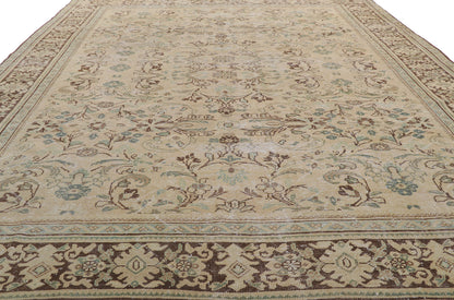 9 x 12 Antique-Worn Persian Mahal Rug 61028