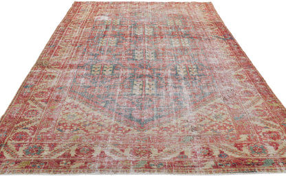 5 x 9 Distressed Antique Persian Malayer Rug 61031