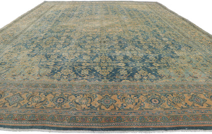 10 x 14 Vintage Persian Tabriz Rug 61076