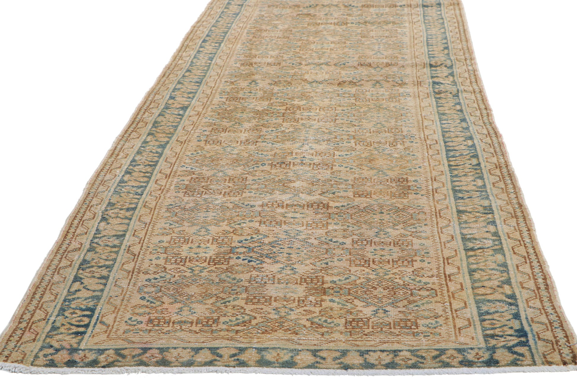 3 x 20 Antique Persian Malayer Runner 61154