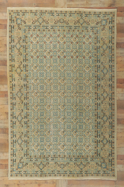 6 x 10 Antique Persian Mashhad Rug 51543