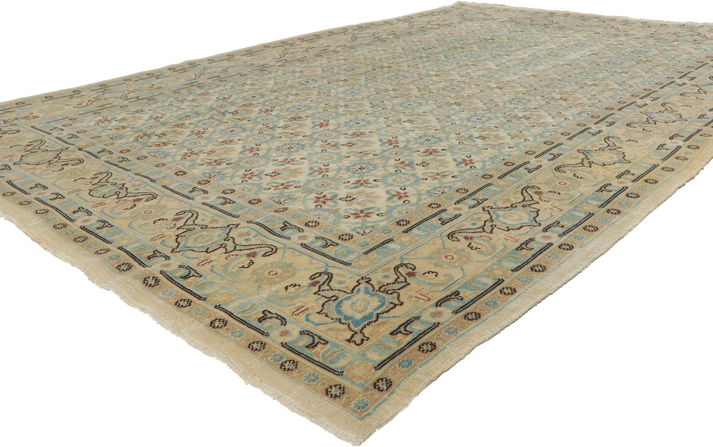6 x 10 Antique Persian Mashhad Rug 51543