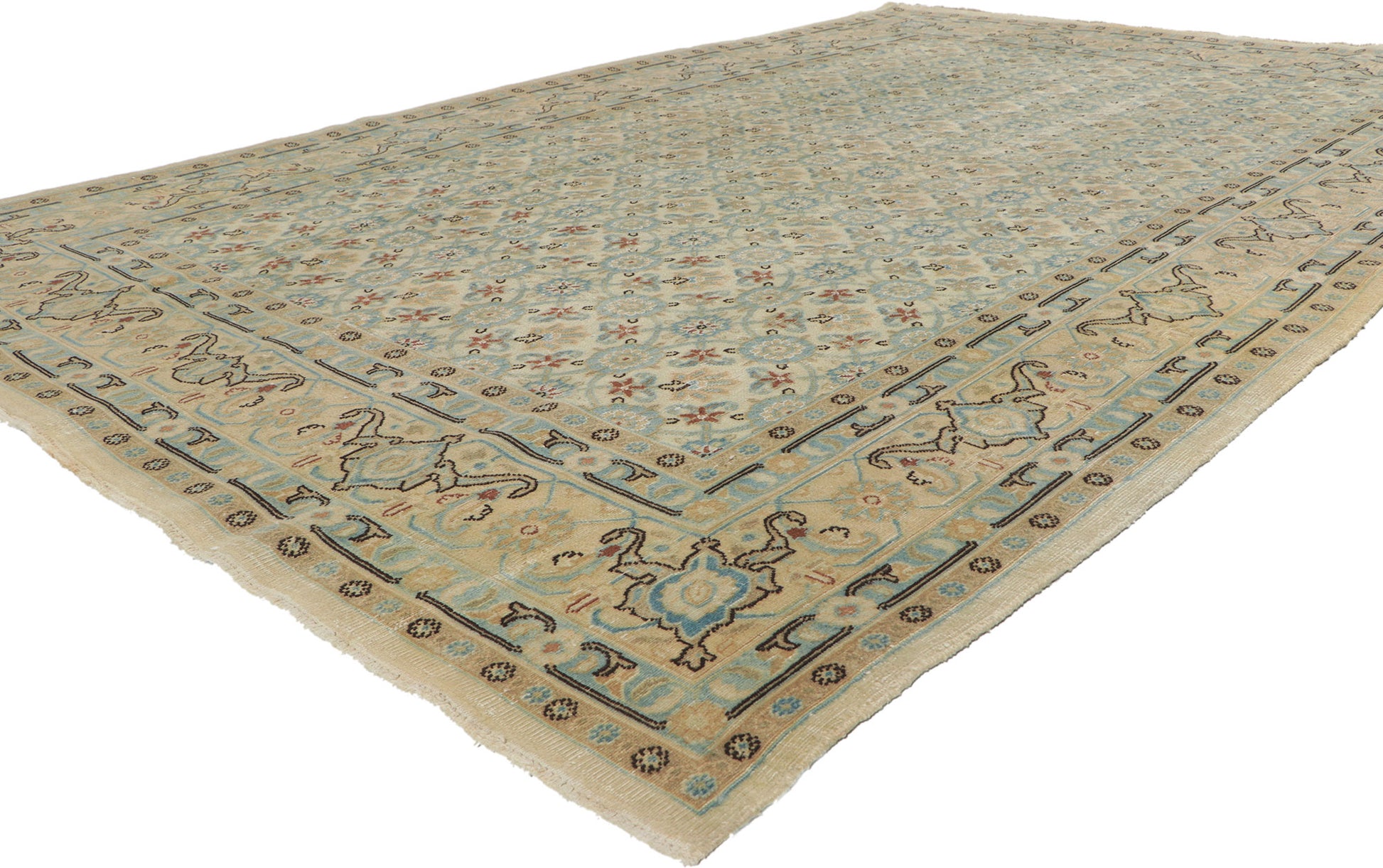 6 x 10 Antique Persian Mashhad Rug 51543