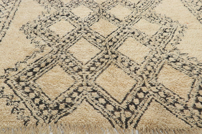6 x 10 Vintage Moroccan Beni Ourain Rug 78382