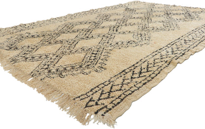 6 x 10 Vintage Moroccan Beni Ourain Rug 78382