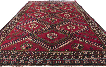 6 x 10 Vintage Persian Shiraz Rug 61081