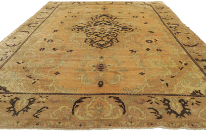6 x 10 Vintage Turkish Oushak Rug 73761