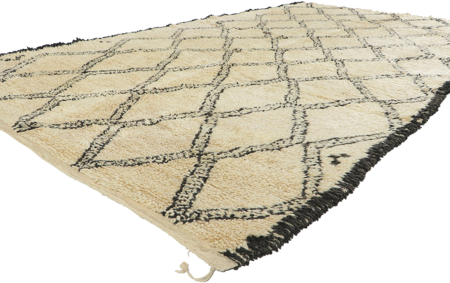 6 x 11 Vintage Moroccan Beni Ourain Rug 78376