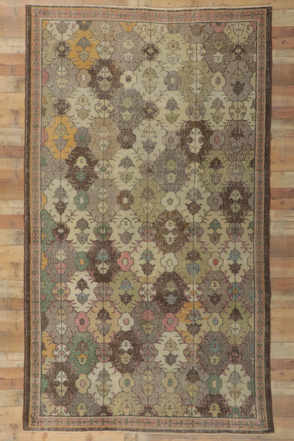 6 x 11 Zeki Muren Vintage Turkish Sivas Rug 50873