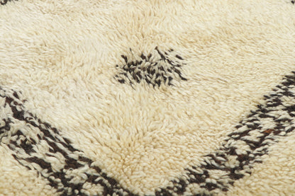 6 x 12 Vintage Moroccan Beni Ourain Rug 78388