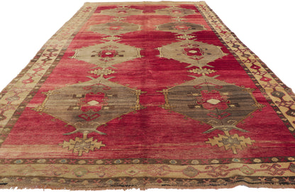 6 x 12 Vintage Turkish Oushak Rug 51445