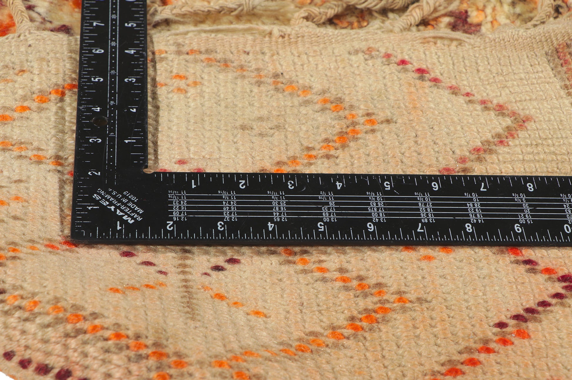 6 x 13 Vintage Moroccan Beni Ourain Rug 78378