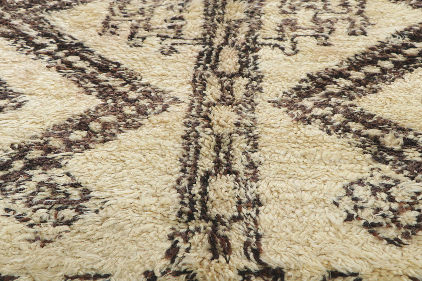 6 x 13 Vintage Moroccan Beni Ourain Rug 78387