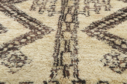 6 x 13 Vintage Moroccan Beni Ourain Rug 78387