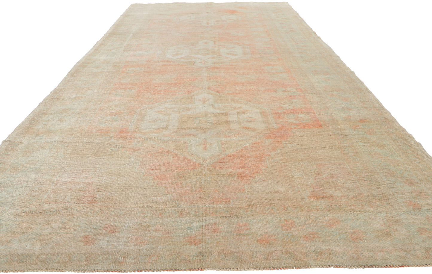 6 x 13 Vintage Oushak Rug 52308