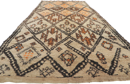 6 x 14 Vintage Moroccan Beni Ourain Rug 78370